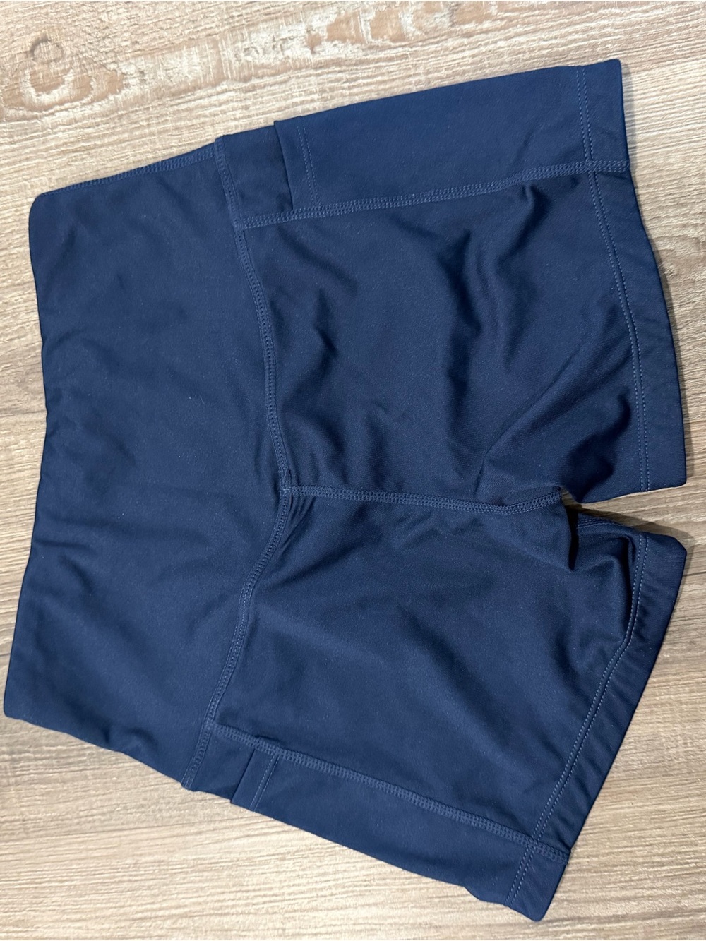 Light bare High-Rise Navy Women's Athletic Bike Shorts size small
